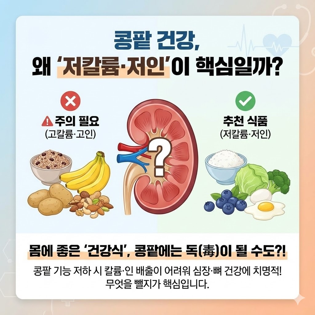 콩팔에좋은음식