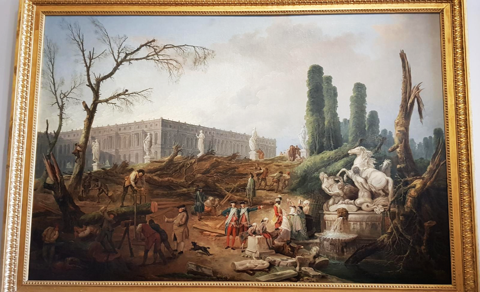 베르사유 궁전 공사 중 그림