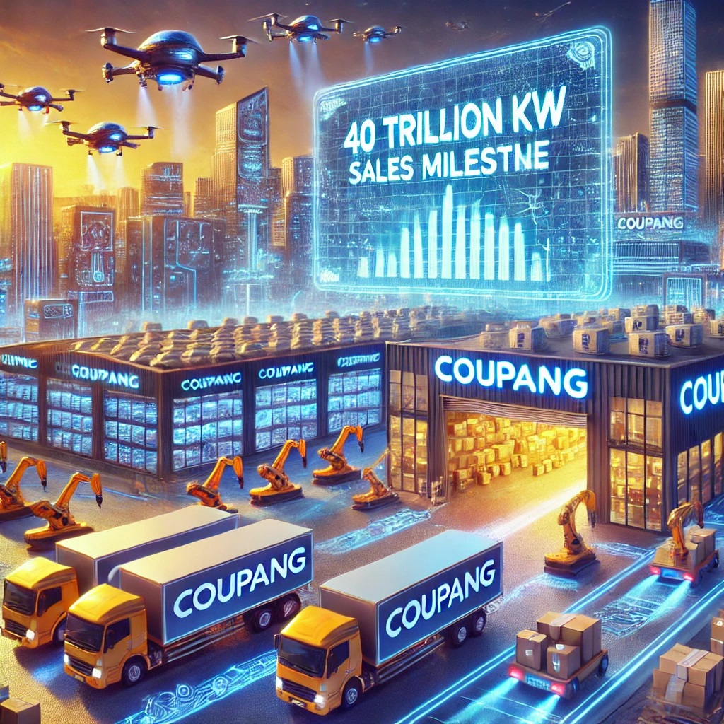 쿠팡, 국내 유통업계 최초 연 매출 40조 원 돌파