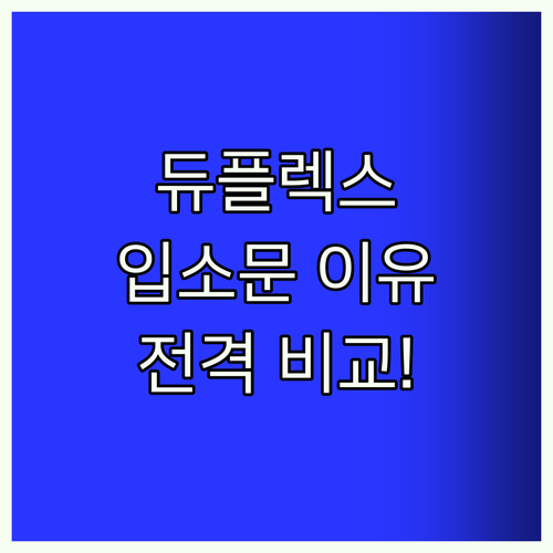 듀플렉스 선풍기, 왜 입소문 났을까?