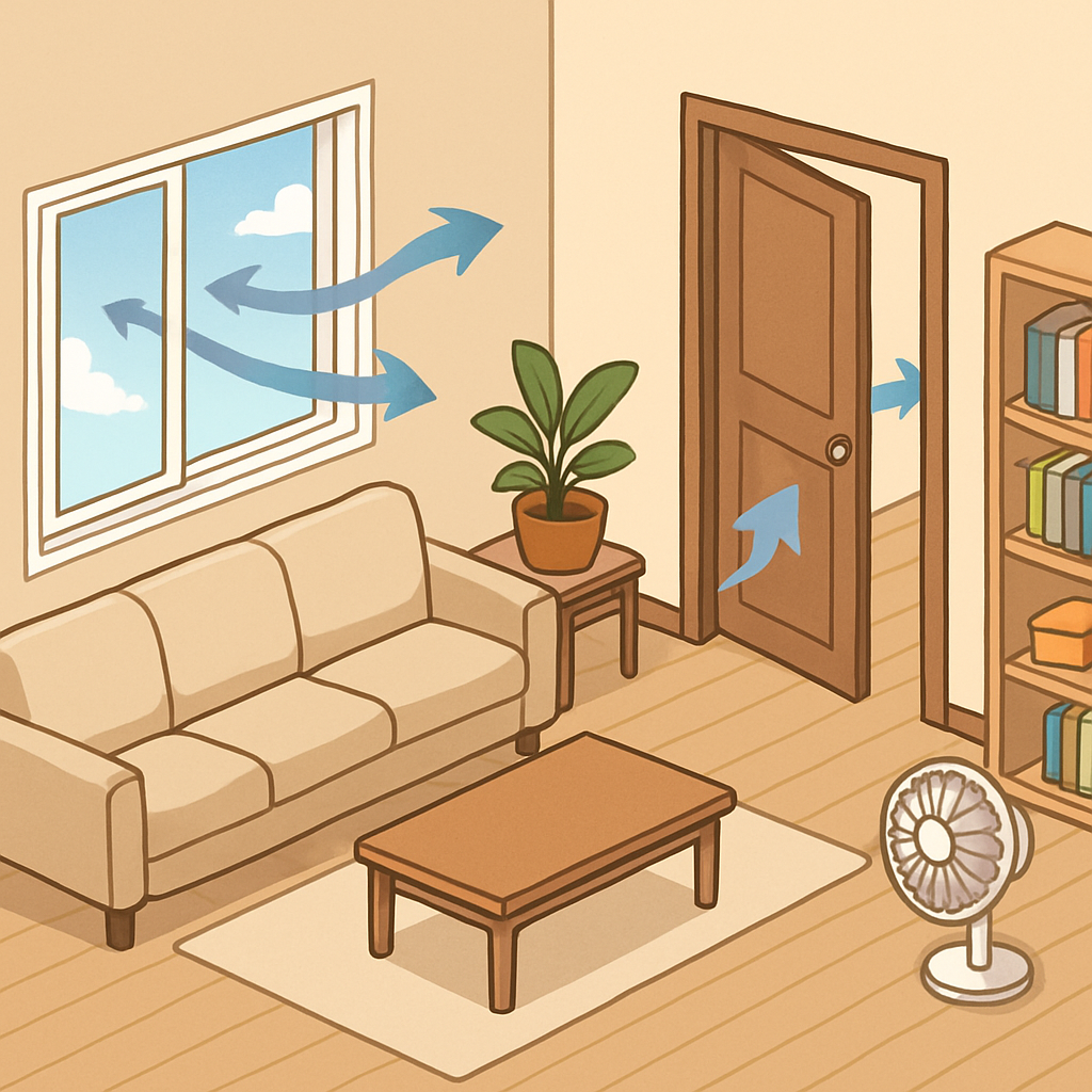 환기 동선 설계