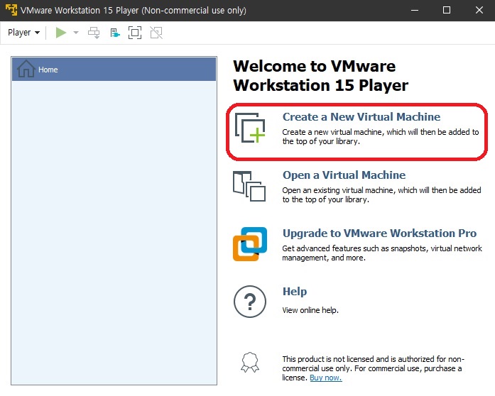가상머신 추가하기