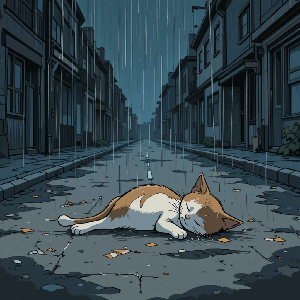 고양이가 나오는 꿈 중 흉몽일 때 고양이가 다치는 꿈