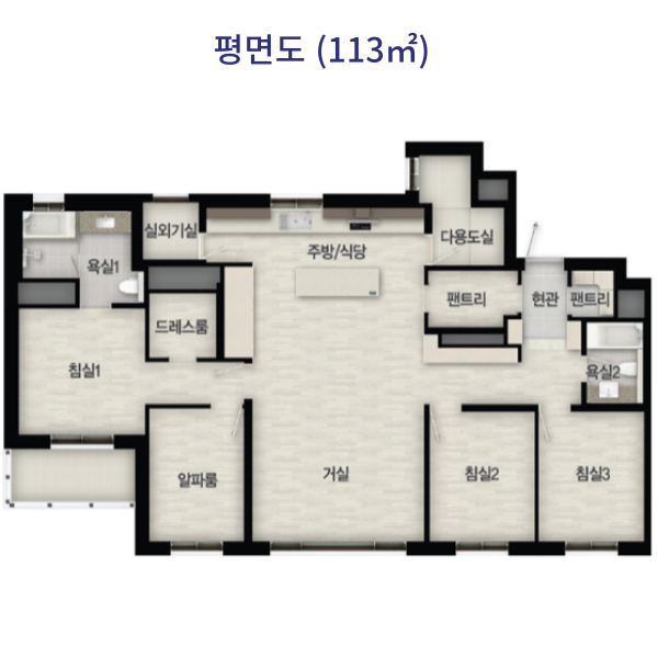여주역 로제비앙 더센텀 평면도 113