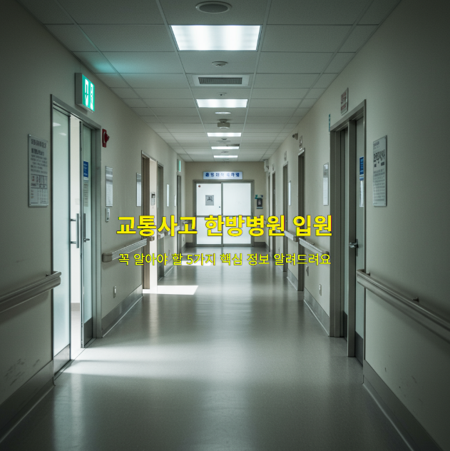 교통사고 후유증 치료를 위한 한방병원은 어떤 곳일까요?