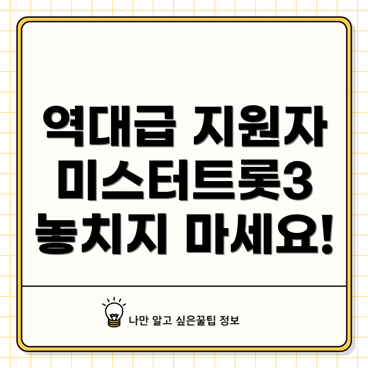 미스터트롯3