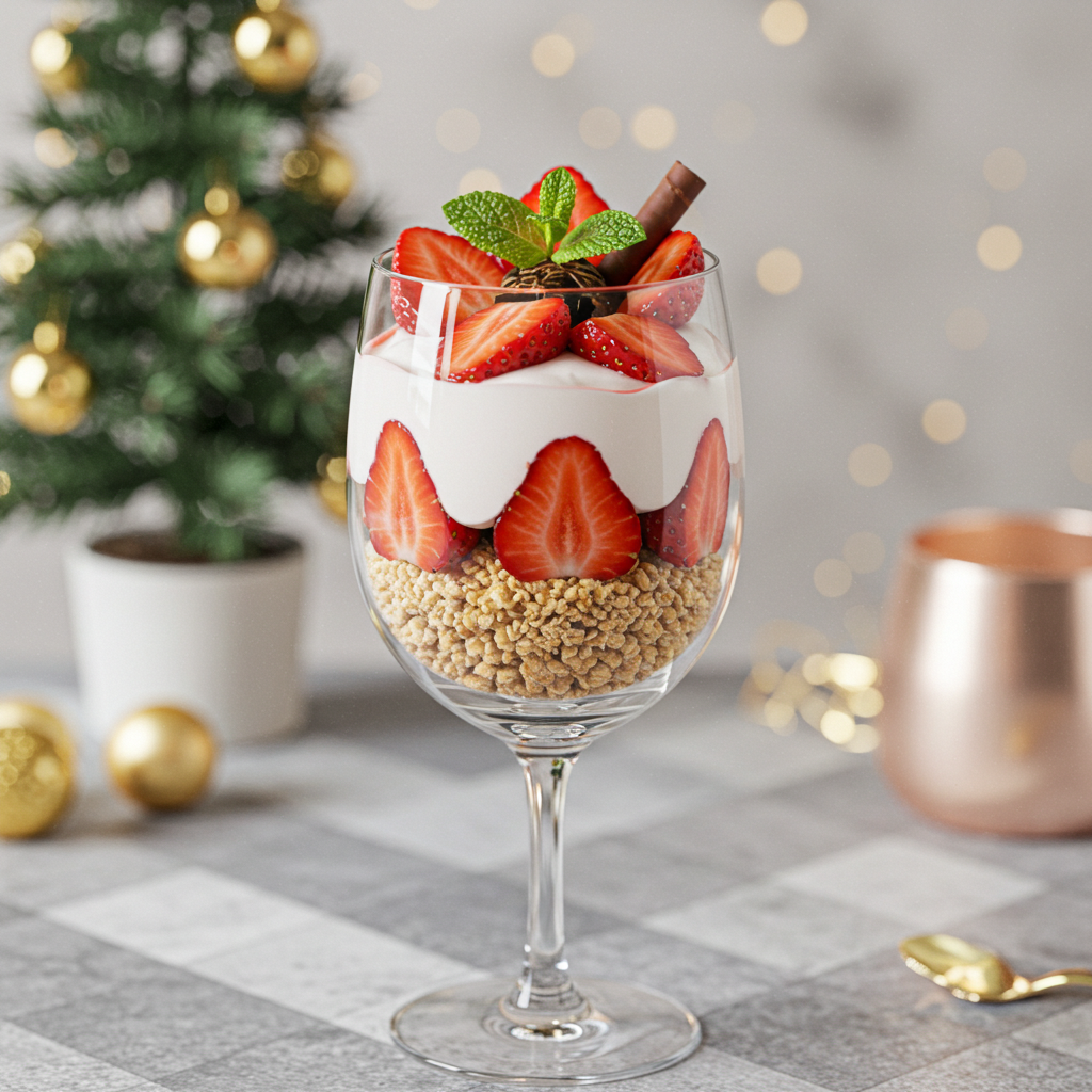 딸기 요거트 파르페