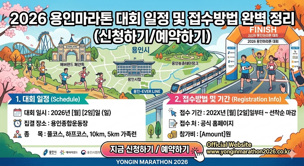 2026 용인마라톤 대회 일정