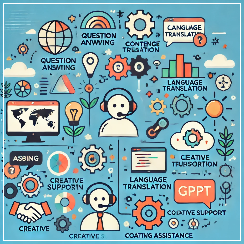 ChatGPT의 주요 기능을 나타낸 이미지