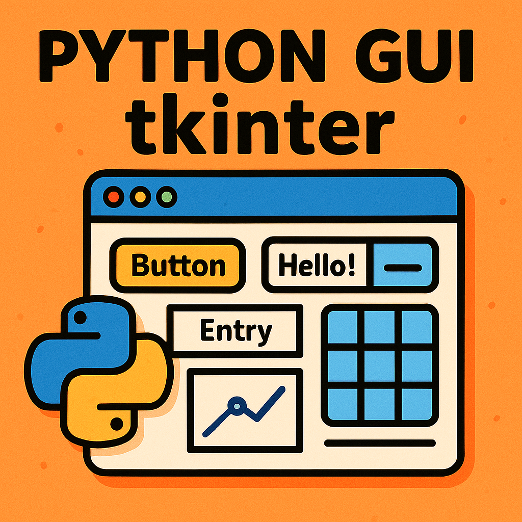 tkinter로 만드는 파이썬 GUI : 윈도우부터 이벤트까지