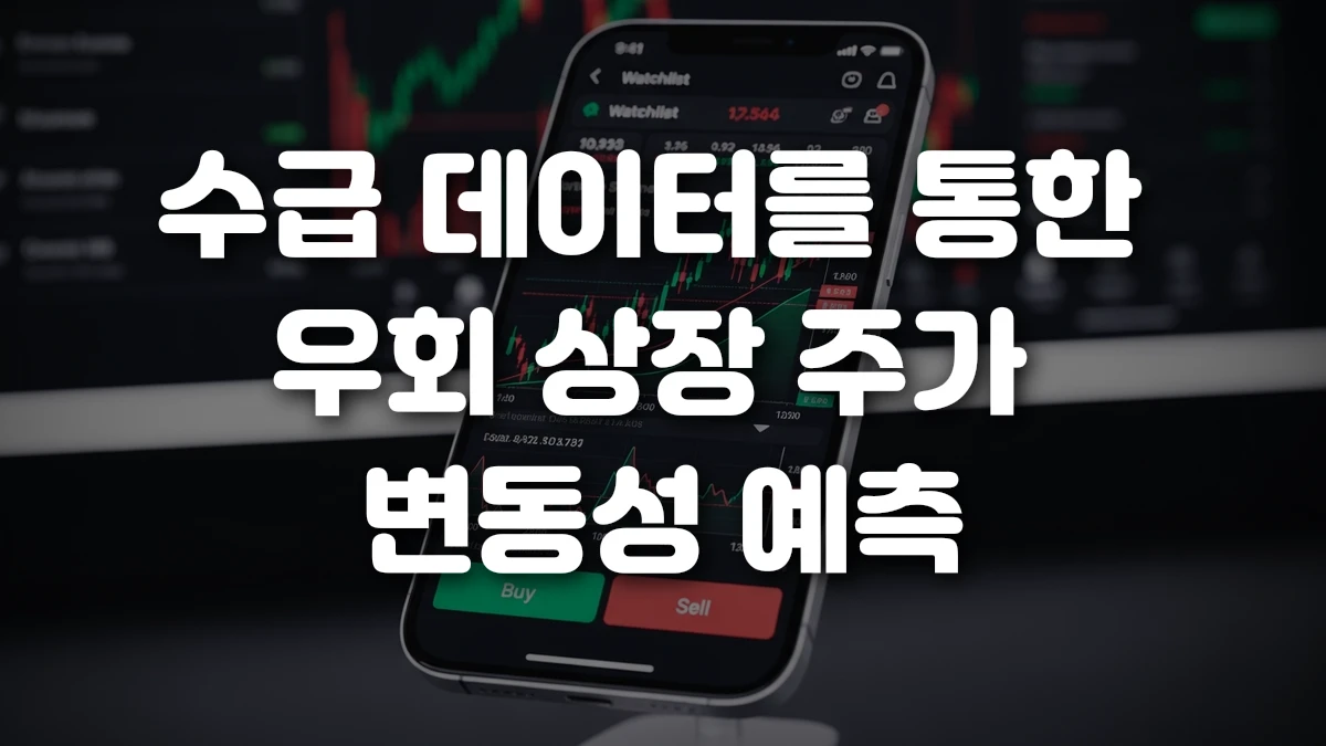 수급 데이터를 통한 우회 상장 주가 변동성 예측