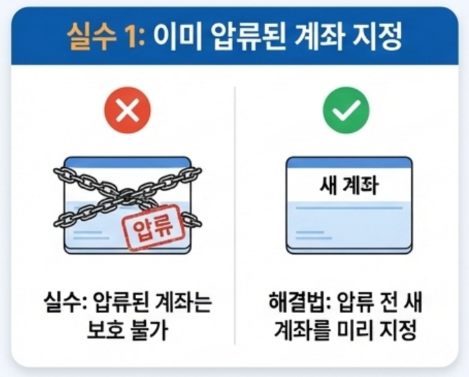생계비통장 신청 시 자주 하는 실수 5가지 체크리스트