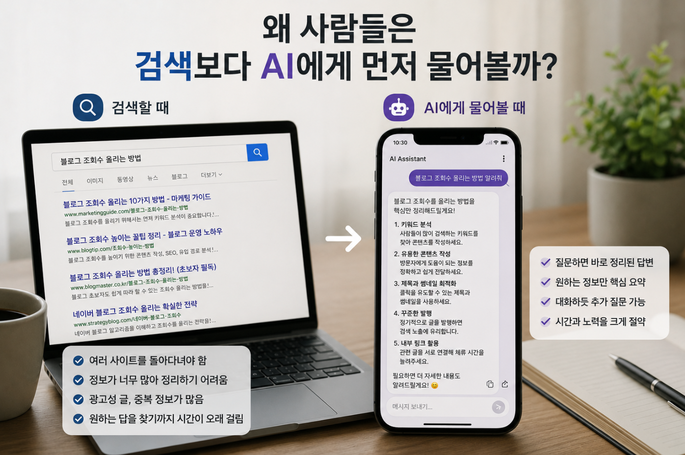 왜 사람들은 이제 검색보다 AI에게 먼저 물어볼까