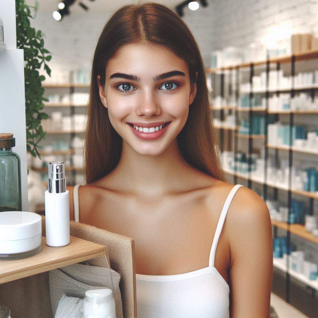 피부,체형관리 샵 배경