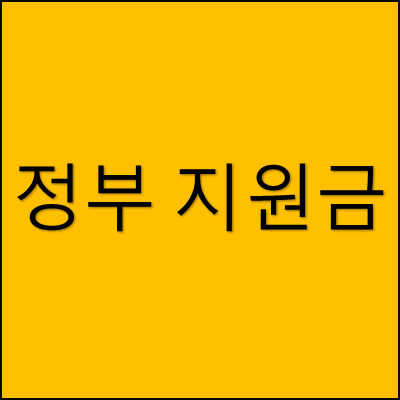 정부 지원금 썸네일