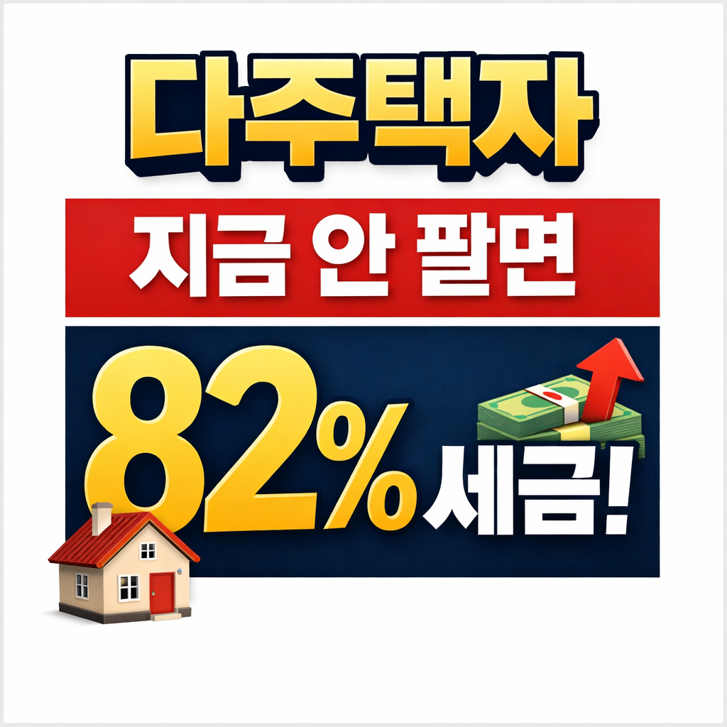 다주택자 양도세 중과 부활 확정! 지금 팔아야 하나