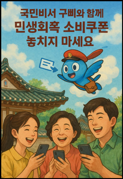 국민비서 &quot;구삐&quot; 홍보 포스터