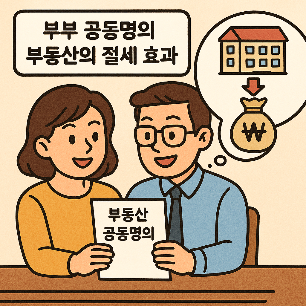부부 공동명의 부동산의 절세