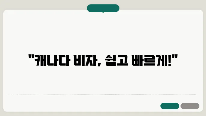 캐나다 비자 신청 방법