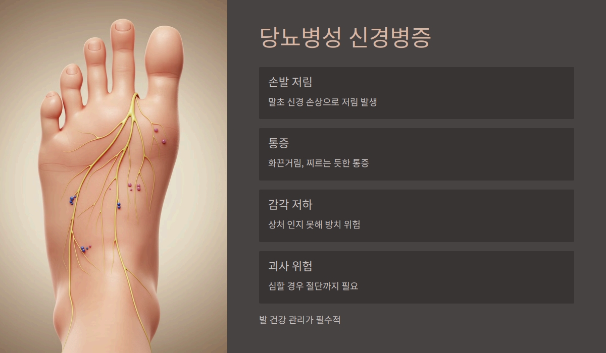 당뇨병 합병증 종류