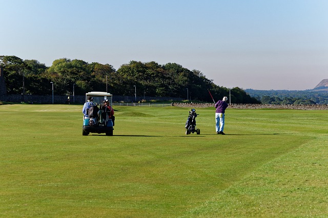 쭉 뻗어나가는 골프공