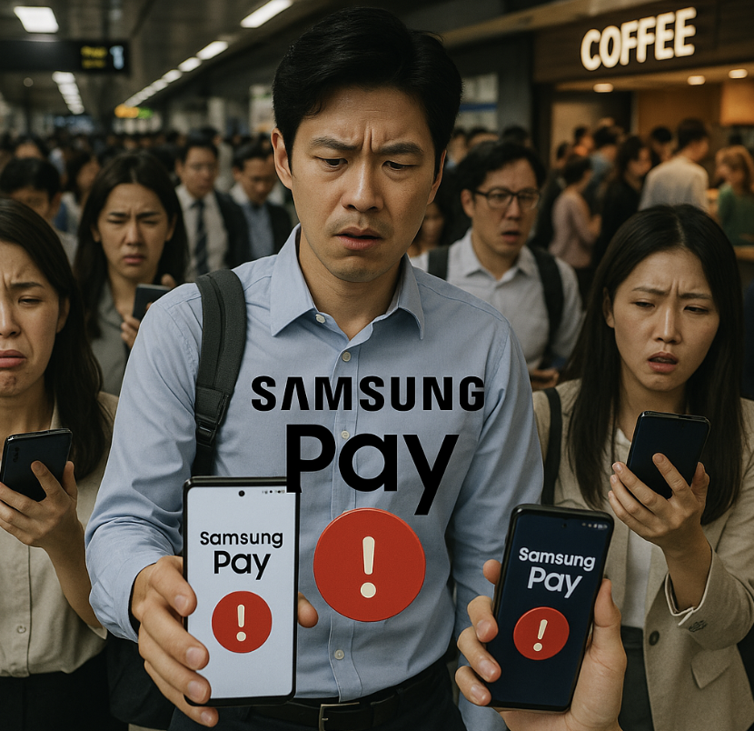 삼성페이 먹통 관련 이미지