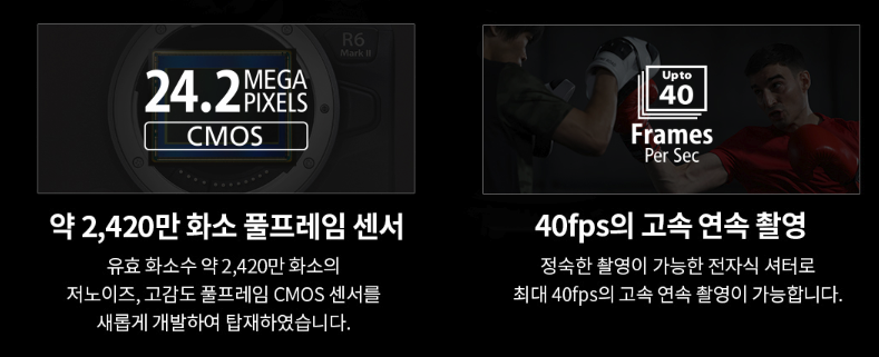 캐논 EOS R6 Mark2 카메라 2420만 화소