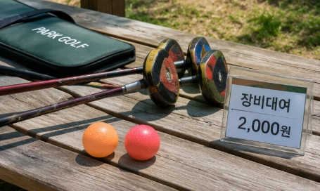 파크골프 비용 생각보다 부담 없었습니다