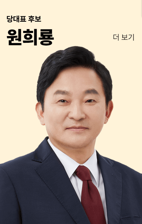 국민의힘 당대표 선거일 토론일정
