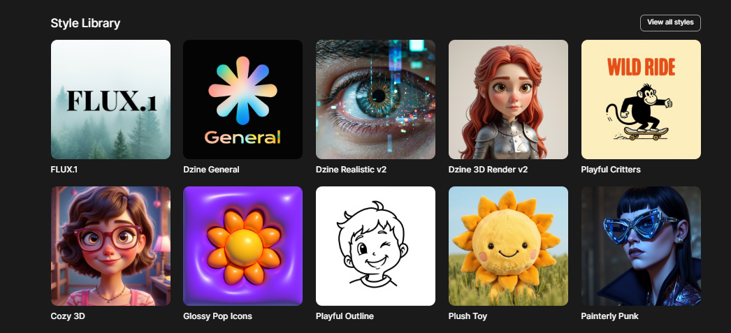 디즈니 ai 스타일