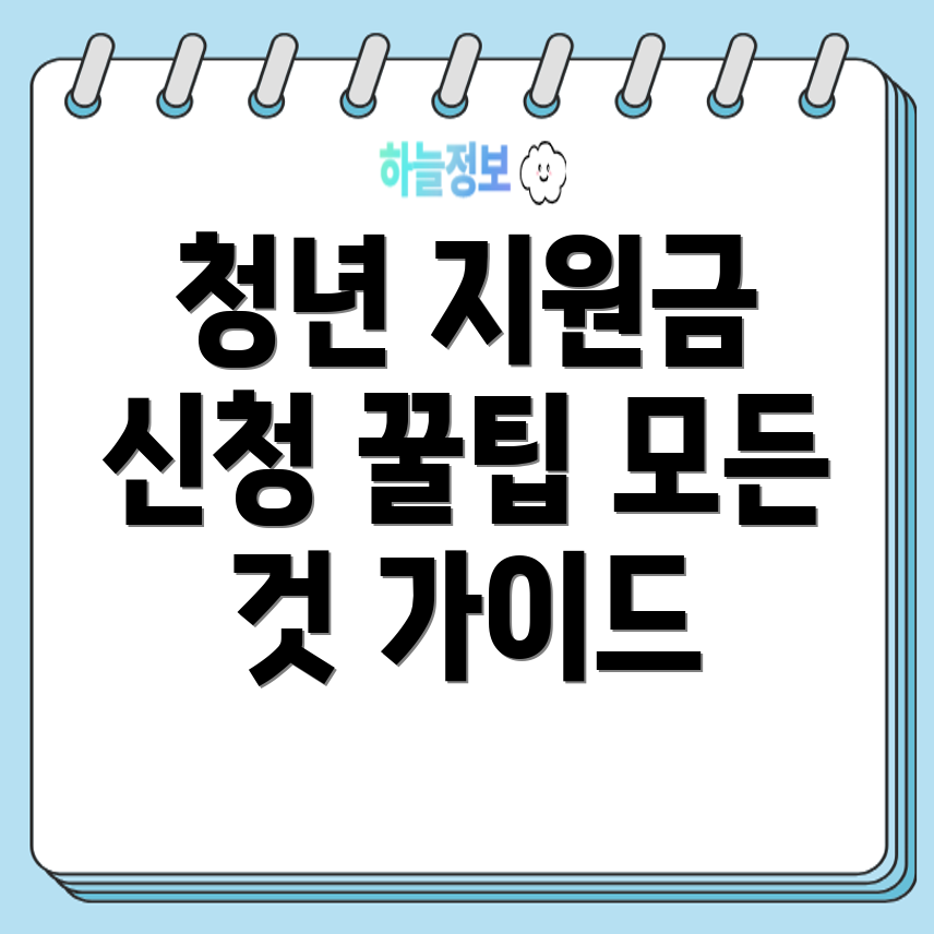 중소기업 청년 지원금