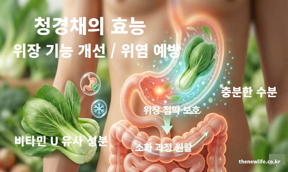 청경채 효능 위장 기능 개선 위염 예방