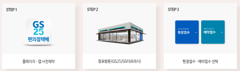 GS25 택배 예약