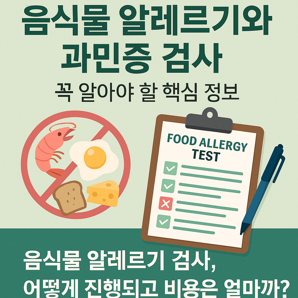 음식물 알레르기와 과민증 검사