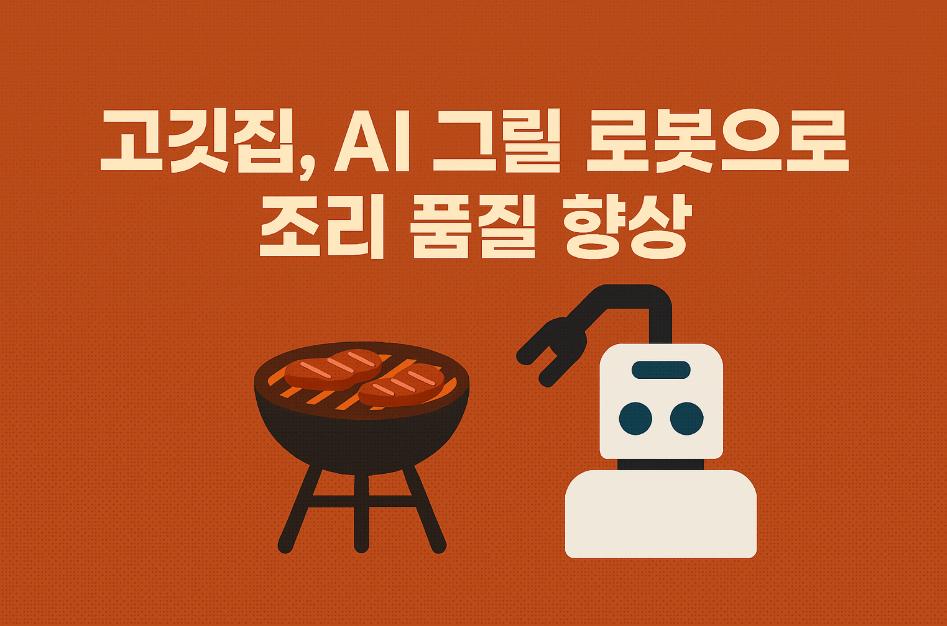 고깃집 로봇 조리