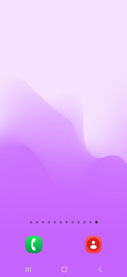 방법 1: 홈화면 길게 터치하기