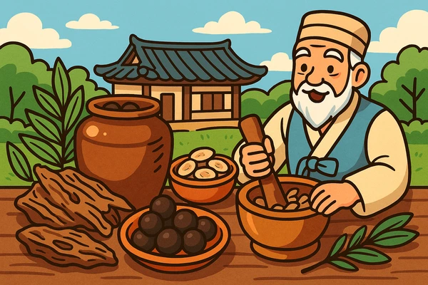 침향 공진단 재료와 전통 제조 과정1