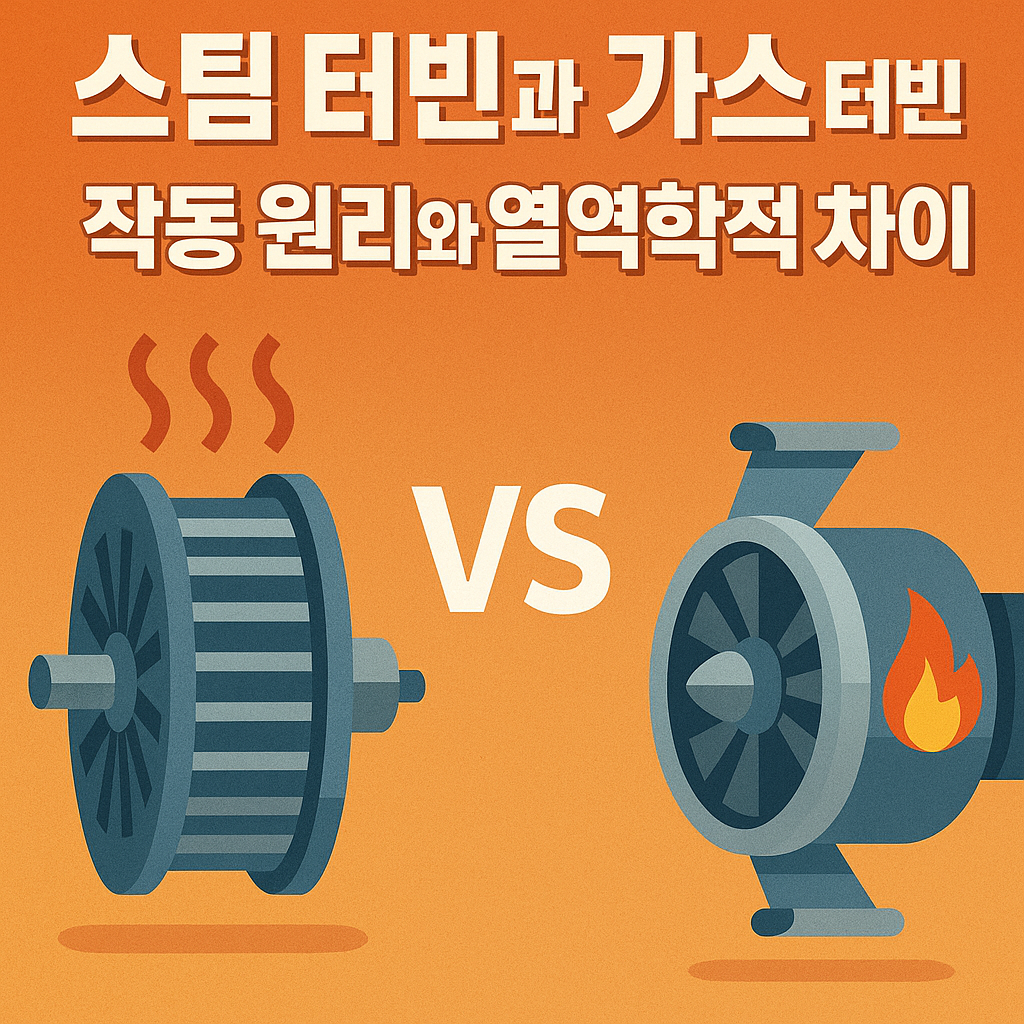 스팀 터빈과 가스 터빈의 열역학적 해석