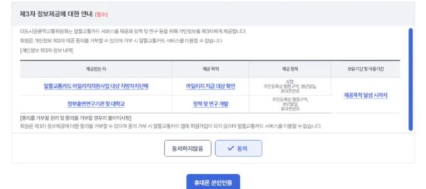 필수약관은 반드시 동의, 필수약관 미동의 시 회원가입 불가