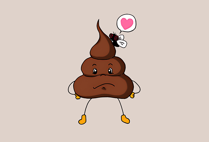 이상이-있는-검은색-대변의-모습