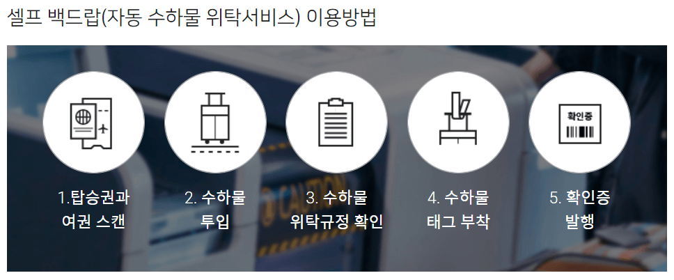 인천공항 셀프 체크인
