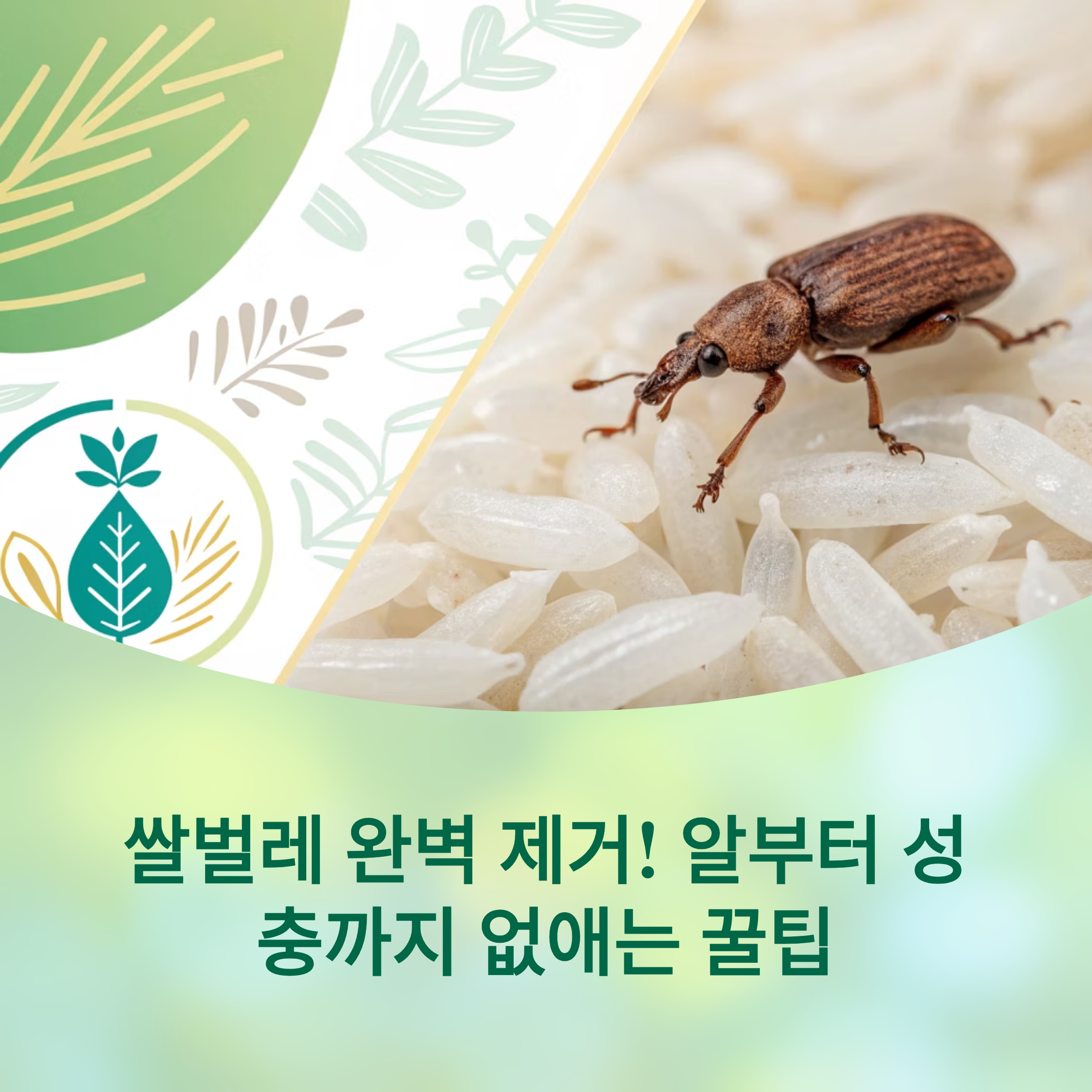 쌀벌레 완벽 제거! 알부터 성충까지 없애는 꿀팁