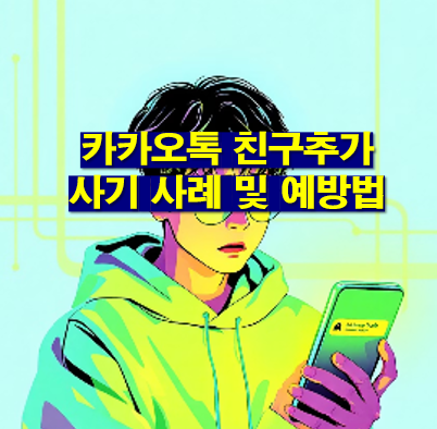 카카오톡 친구추가 사기 사례 및 예방법
