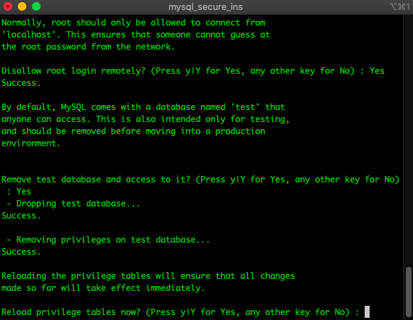 mysql 설치 진행