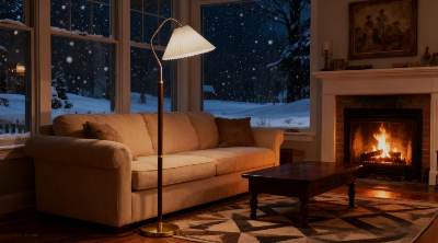 저녁이 되며 조용해지는 집 안 분위기