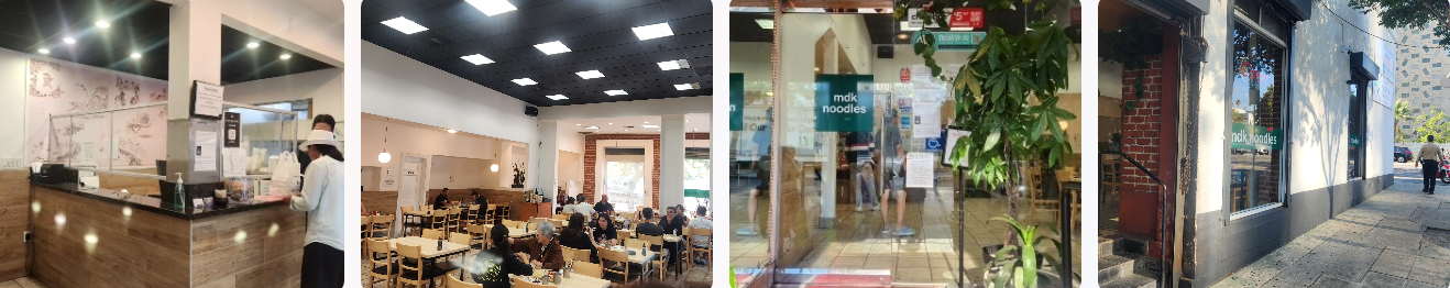 명동 교자 실내, 실외 이미지