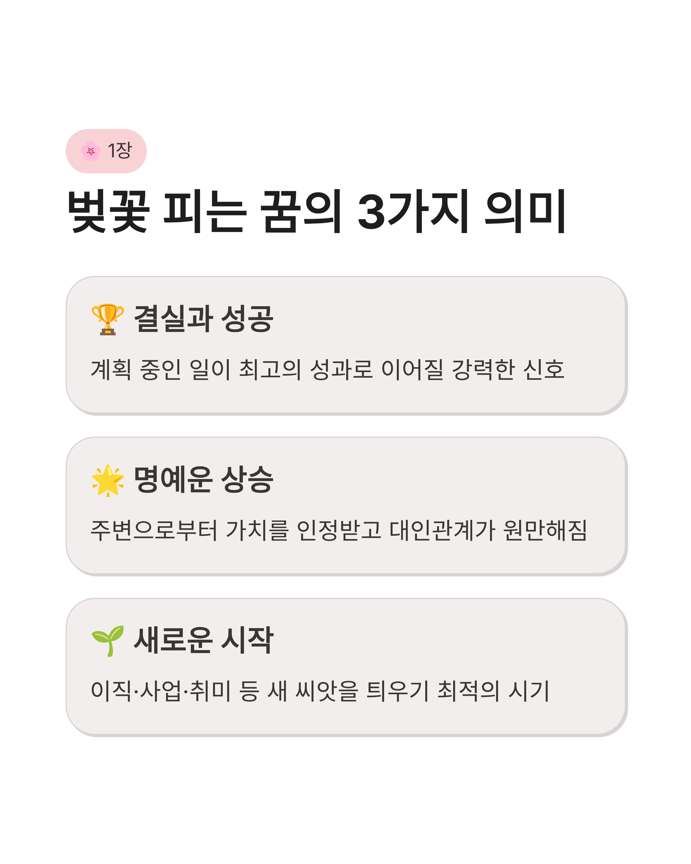 벚꽃꿈 해몽 벚꽃 구경하고 지는 꿈까지 기분 좋은 연애운과 반전 복의 신호?