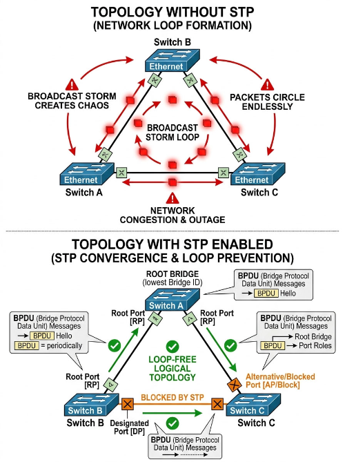 네트워크 루프(Loop) 사고 방지법