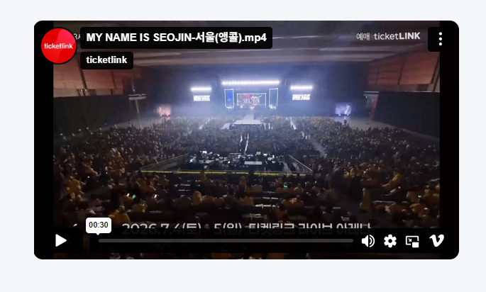 티켓링크 홈페이지 바로가기 (www.ticketlink.co.kr/)