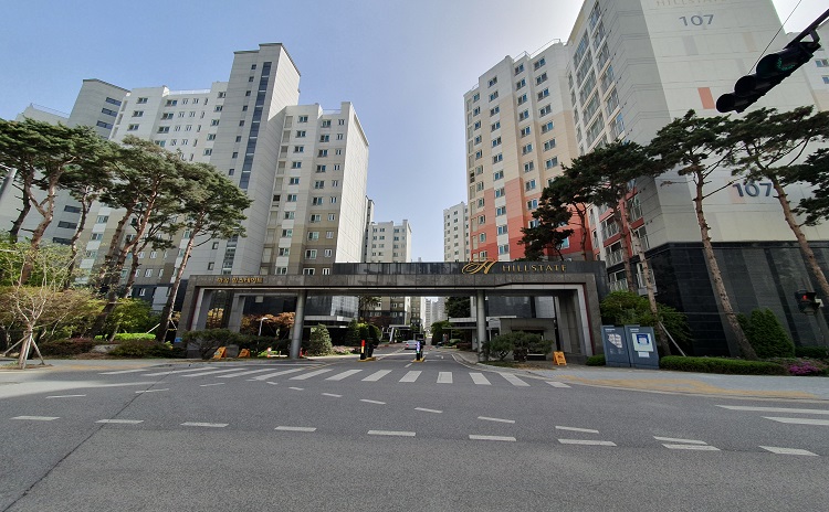 마곡힐스테이트 아파트 정문